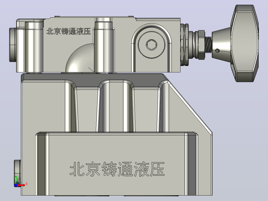 DR先导式减压阀（30系列）-板式连接[DR30-Y]前视图