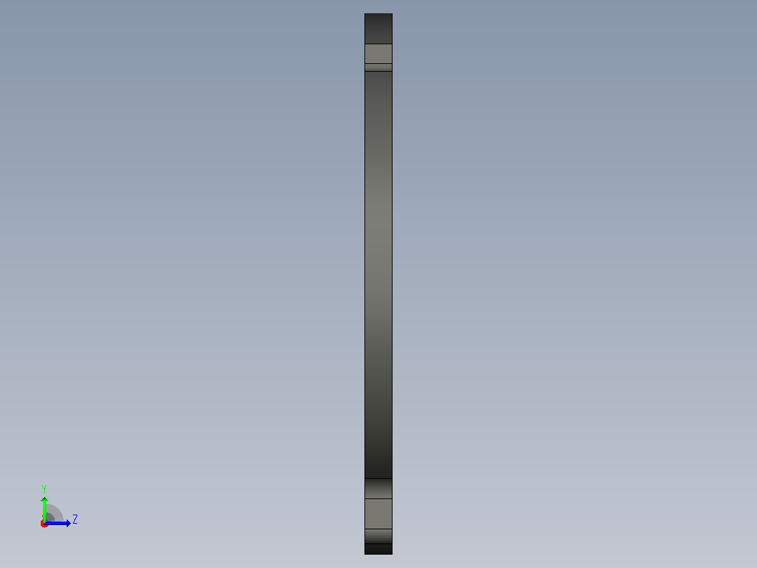 GB-T894-2017 轴用弹性挡圈左视图