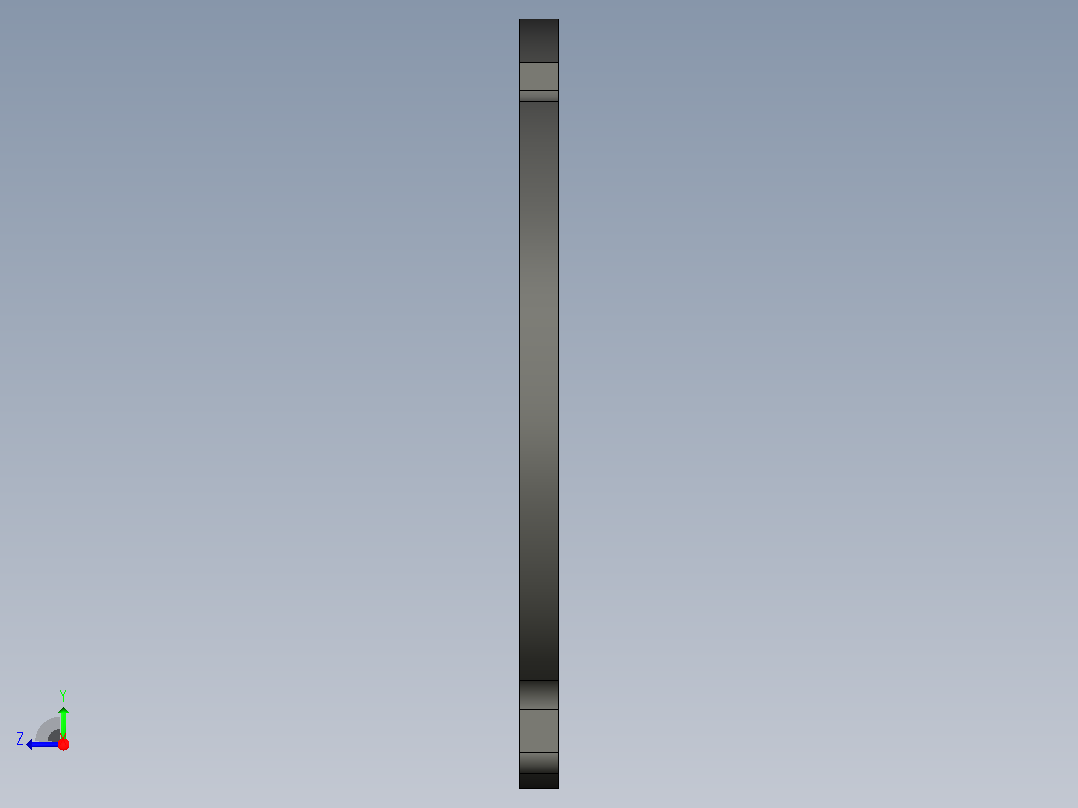 GB-T894-2017 轴用弹性挡圈右视图