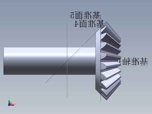圆锥齿轮设计前视缩略图
