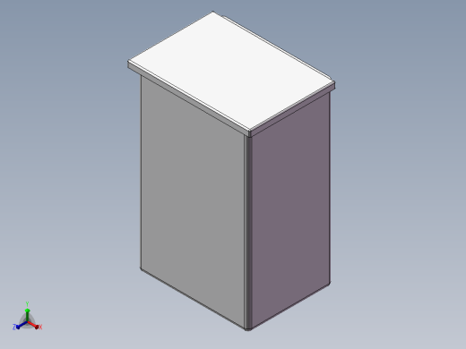 3D打印卫生纸盒正等轴测缩略图