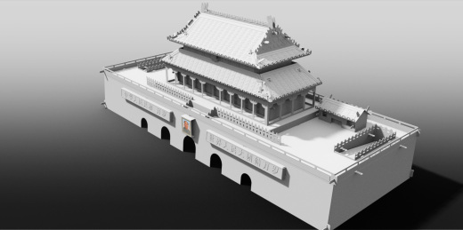 天安门模型缩略图