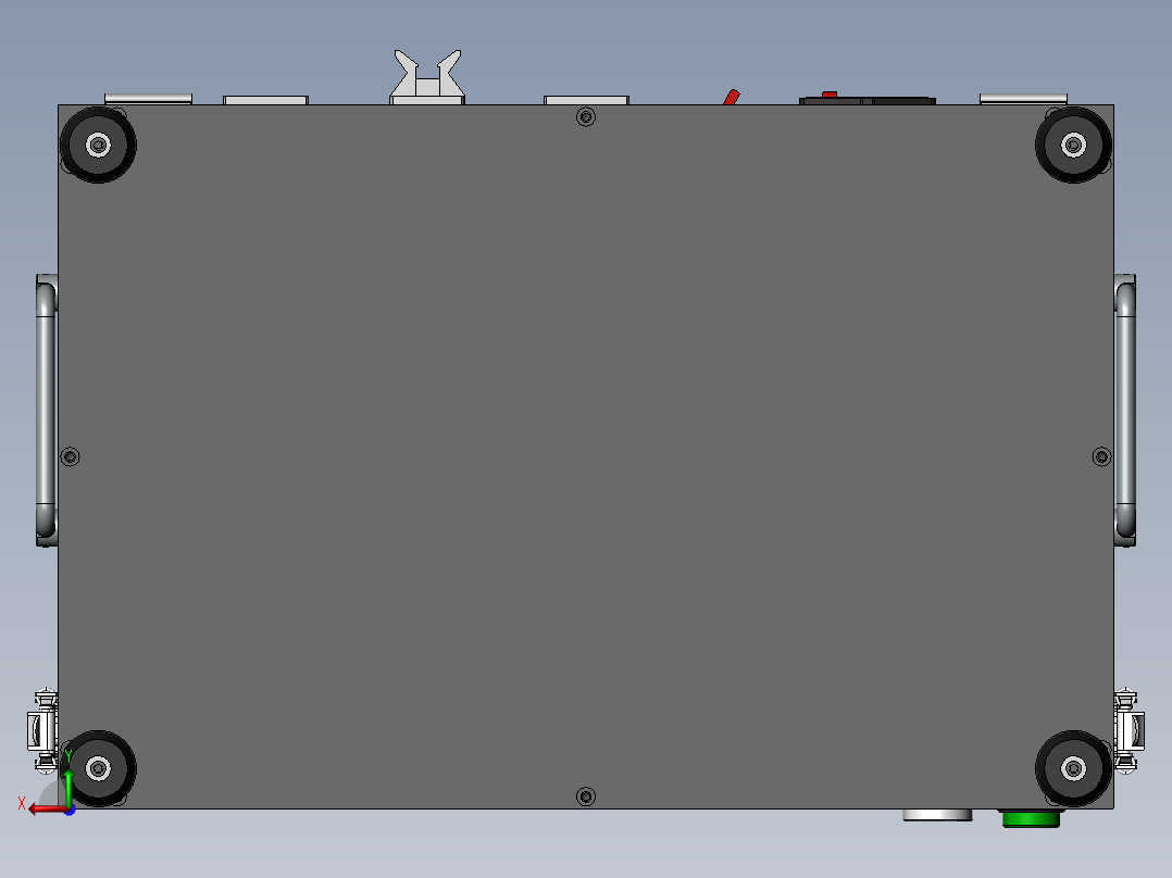 电路板检测 与书写程序工装治具后视图