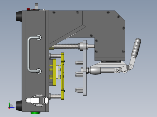 电路板检测 与书写程序工装治具左视缩略图