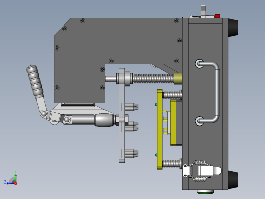 电路板检测 与书写程序工装治具右视缩略图