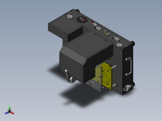电路板检测 与书写程序工装治具正等轴测缩略图