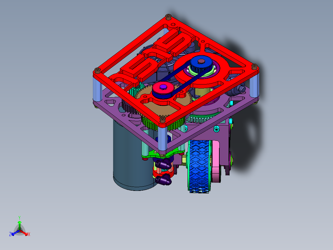 机器人行走转向驱动轮总成