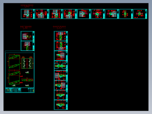 断桥隔热铝合金门窗节点详图施工图