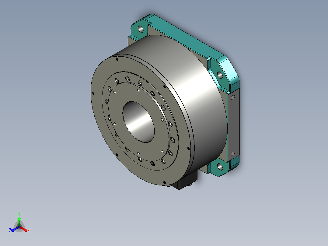 伺服转盘扭矩 120 Nm TM-RU2M120C10 主视图