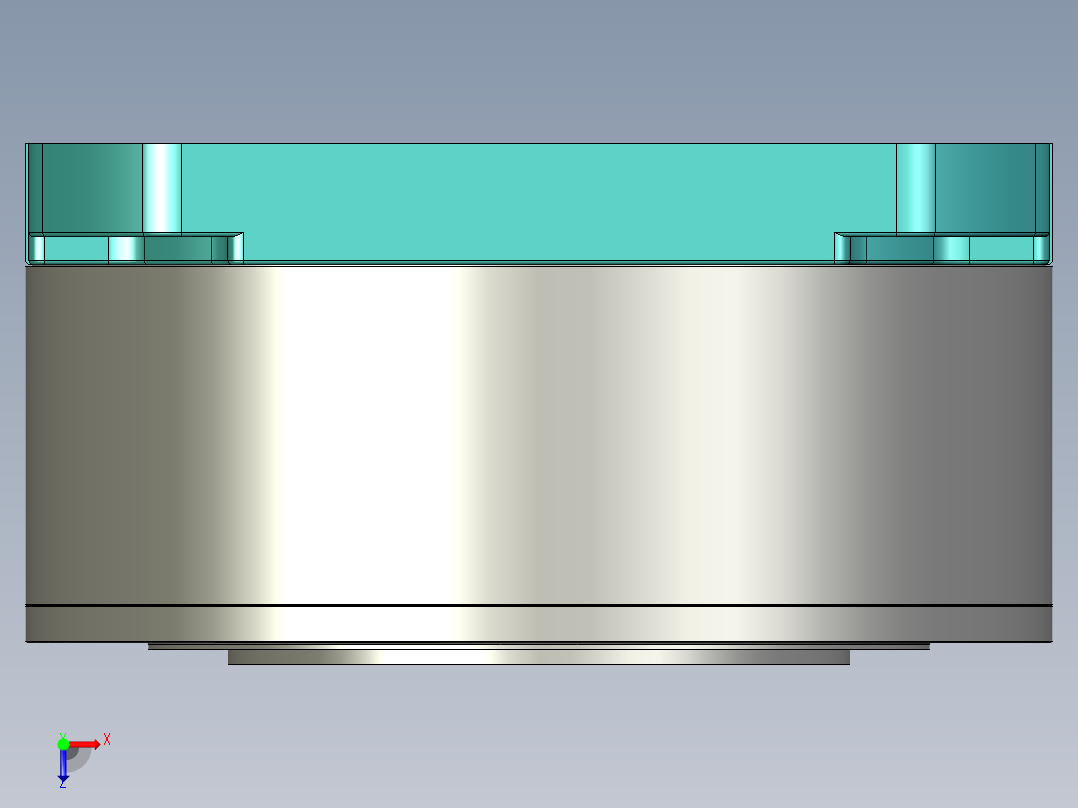 伺服转盘扭矩 120 Nm TM-RU2M120C10 俯视图