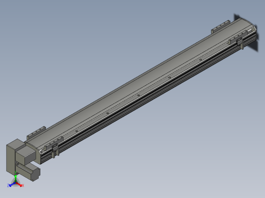 直线模组WG-LHB12-S1150-LD设计图纸