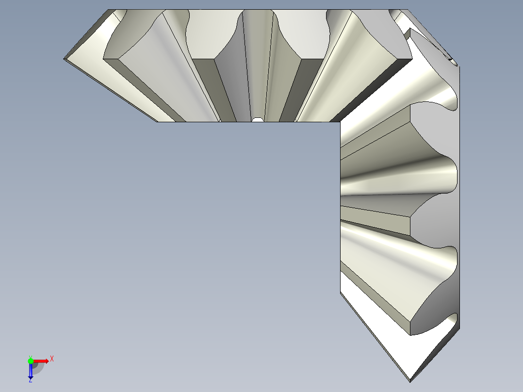差速齿轮俯视图