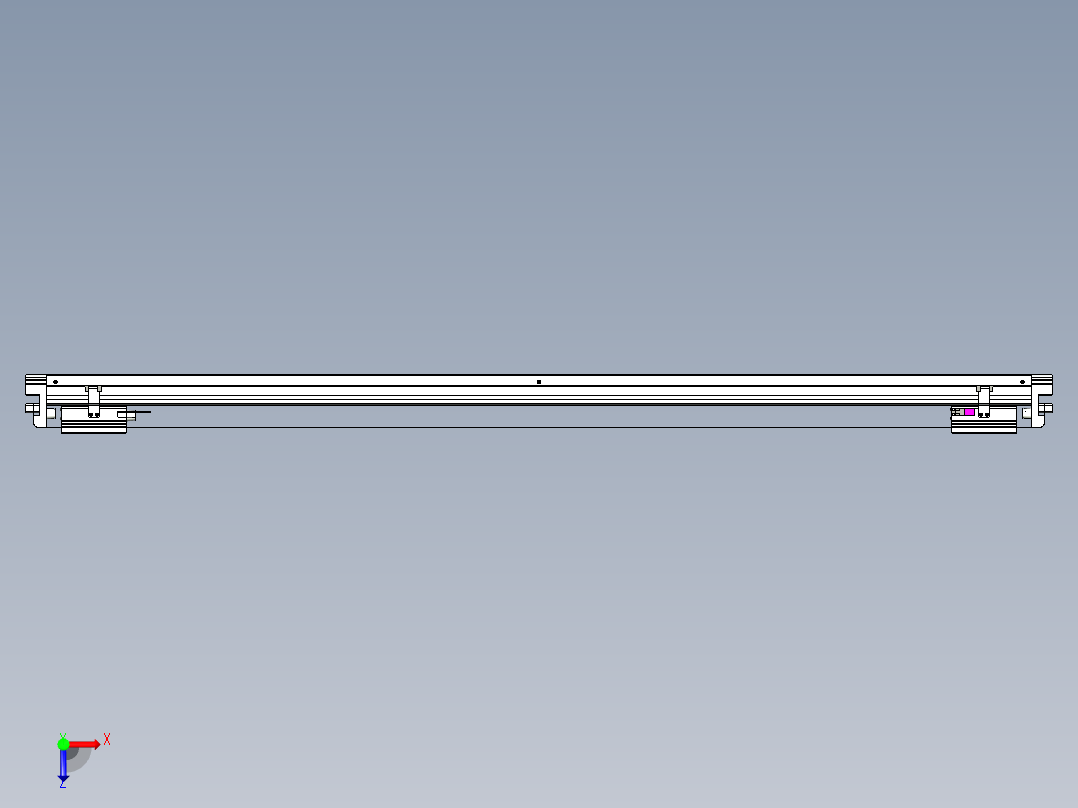 威洛博VL系列3d模型模组2VL22H1Y-S1350俯视图