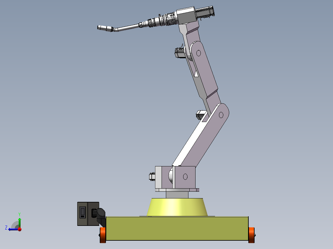 机械臂小车右视图