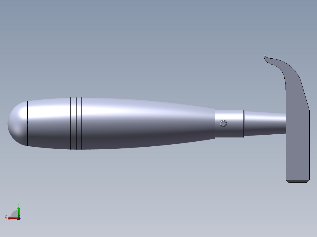 小钉锤_锤子后视图