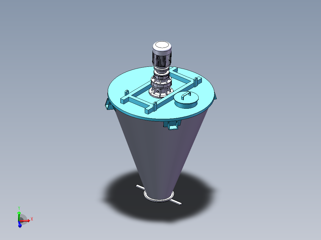 双螺旋锥形混合机SW三维图=541408=80