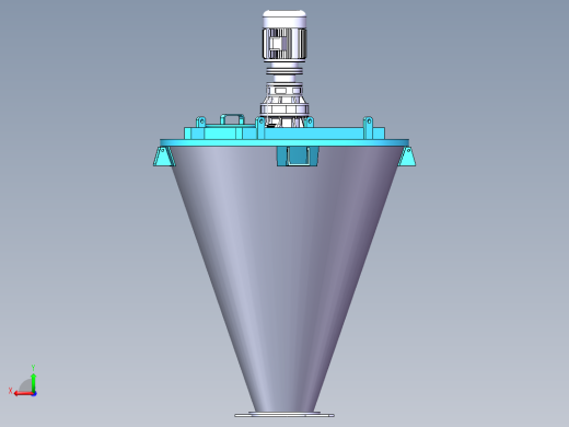 双螺旋锥形混合机SW三维图=541408=80后视缩略图