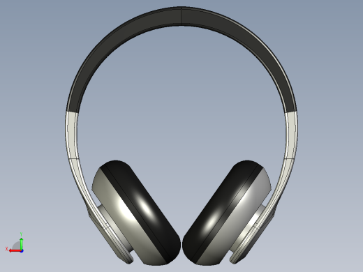 传统耳机模型后视缩略图