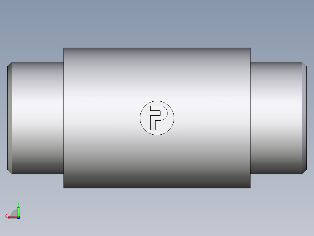 卡套式工业通用硬管接头EO_Weld_bulkhead_fitting_ESV25SX后视图