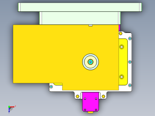FONE-D-CNC4笔记本CNC工装夹具三维模型-1114俯视缩略图