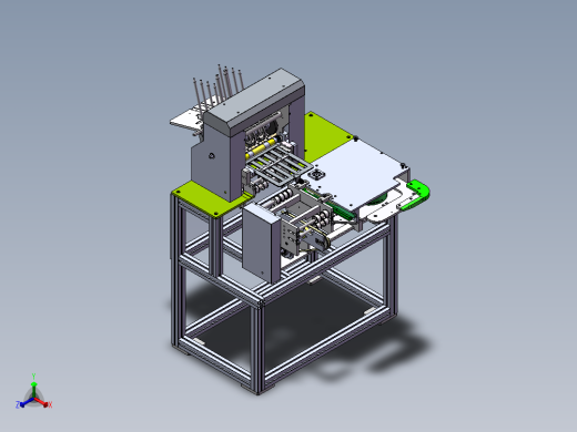 纸板自动送料机sw18可编辑正等轴测缩略图