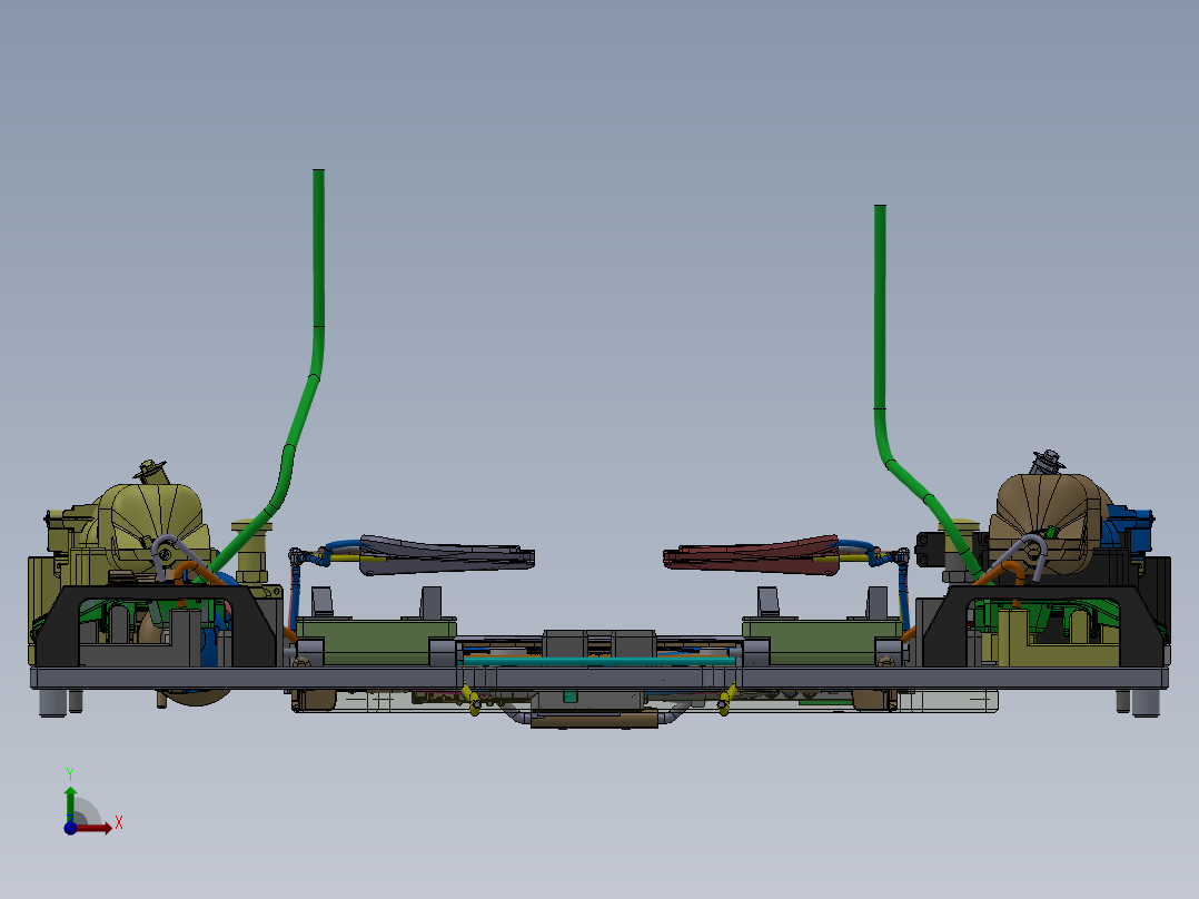 按摩椅气密测试sw20可编辑前视图