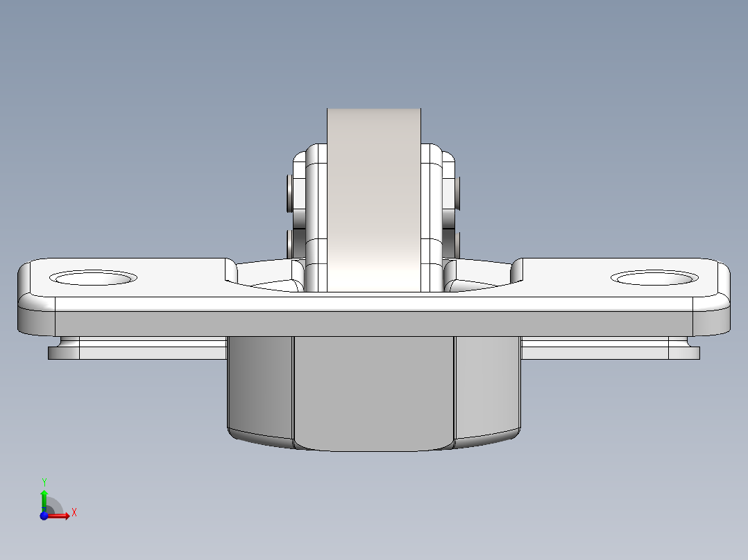 铰链、-带弹前视图
