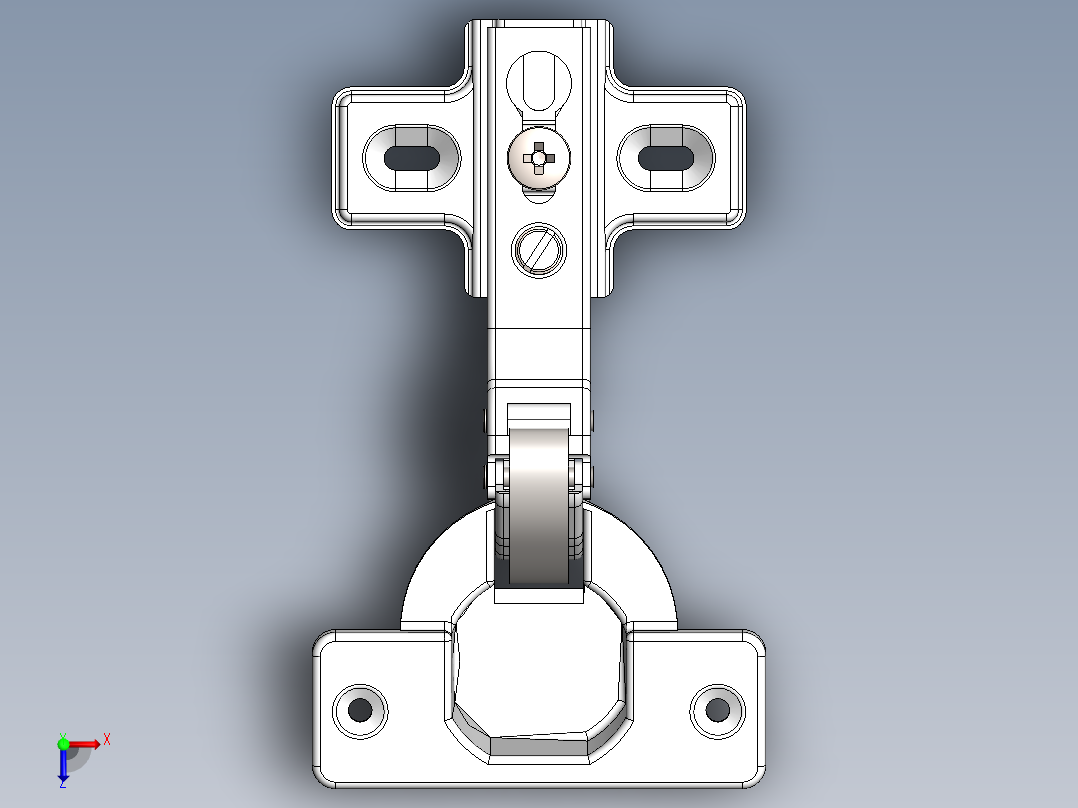 铰链、-带弹俯视图