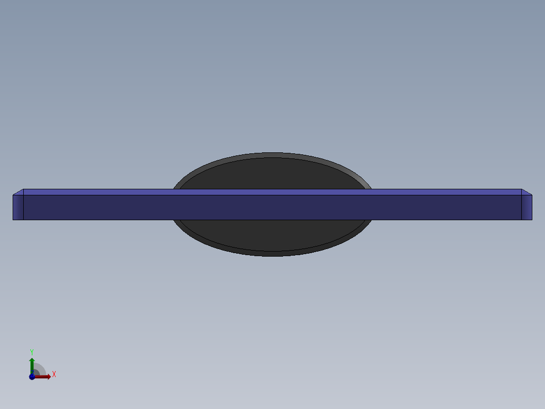 玩偶平面电视前视图