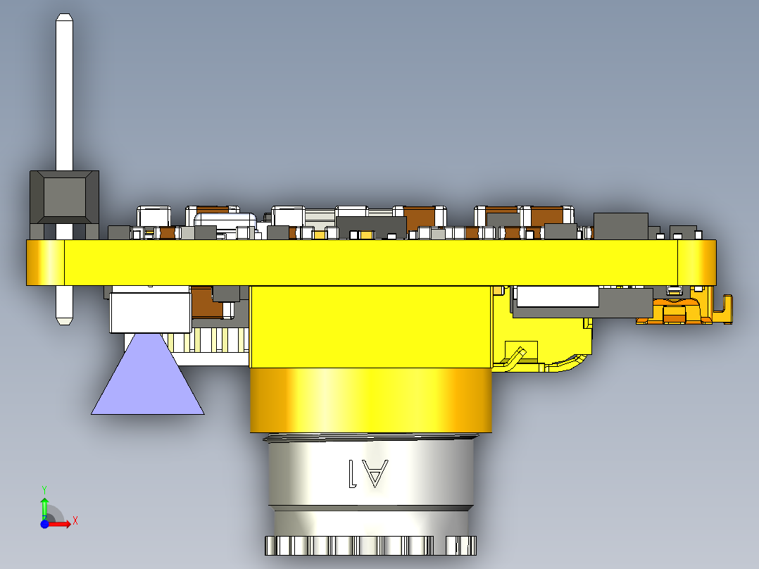 电路板、主板(234)前视图