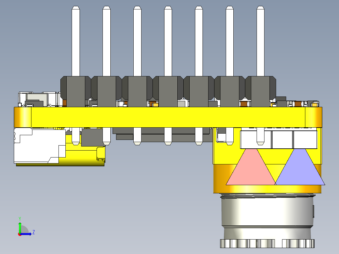电路板、主板(234)左视图
