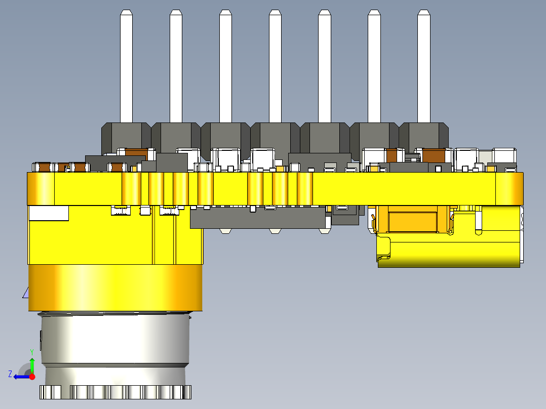 电路板、主板(234)右视图