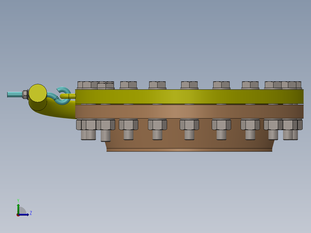 人孔manhole-3 2 SW左视图