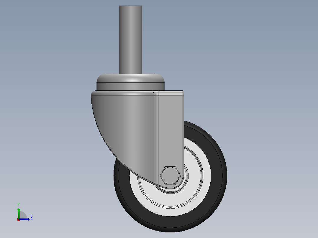 电脑桌(31)左视图