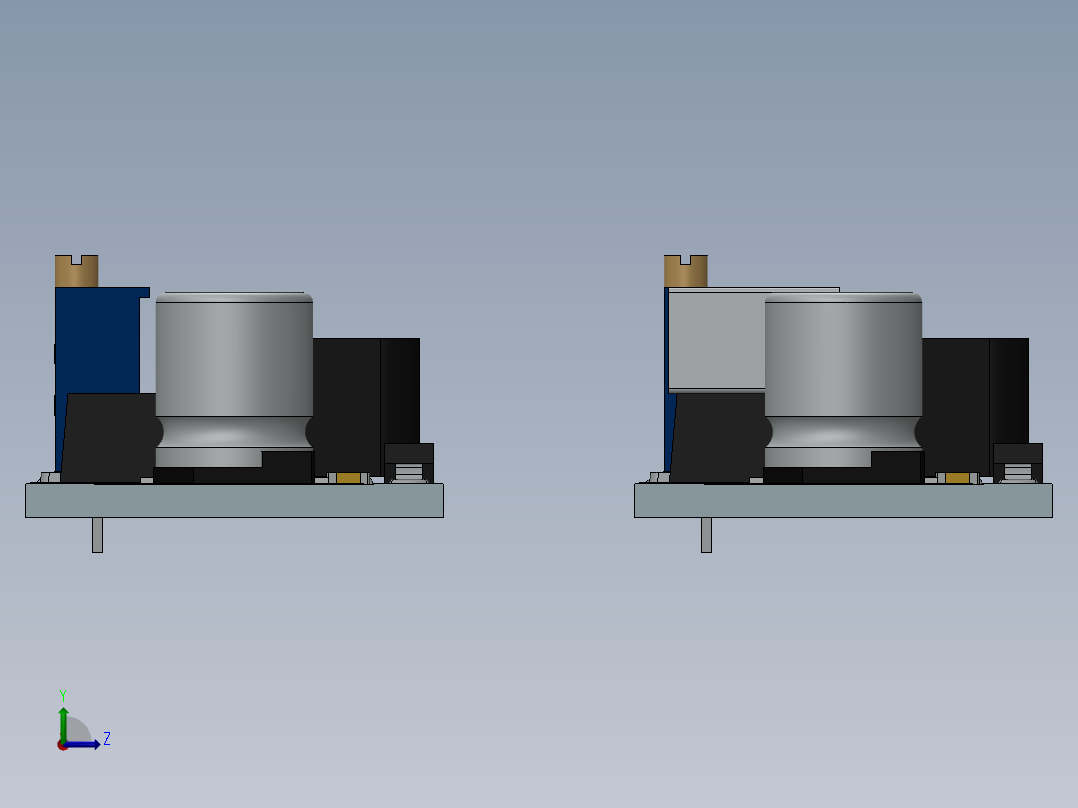 电路板、主板(174)左视图