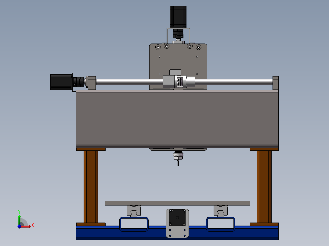 CNC数控雕刻机前视图