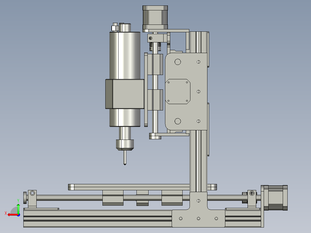 B2004641-PCB 数控铣床后视图