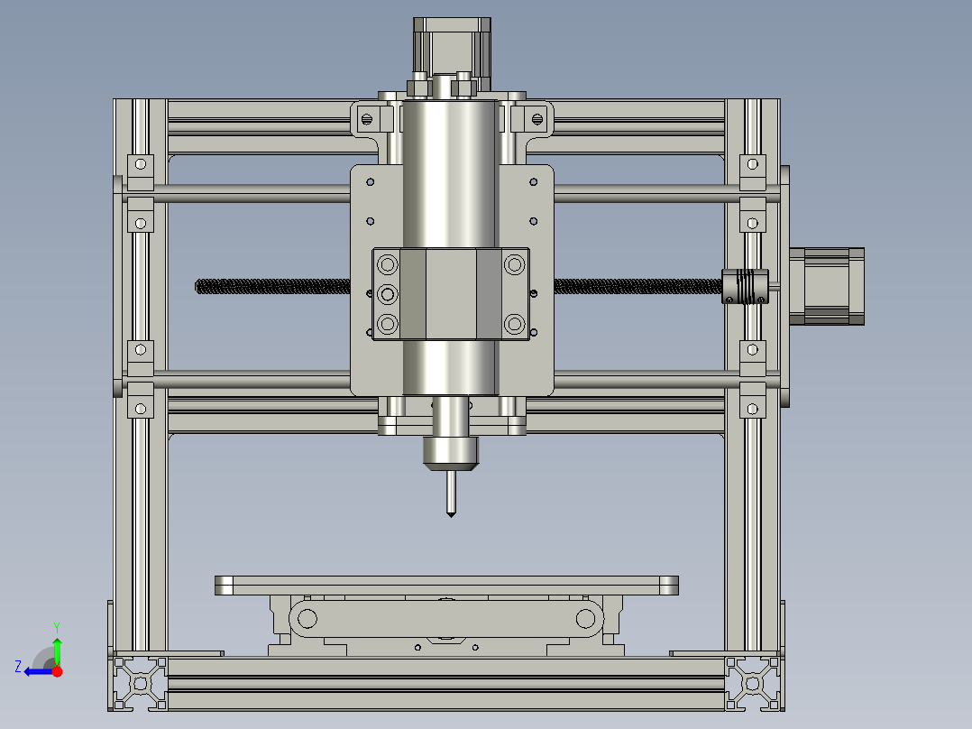 B2004641-PCB 数控铣床右视图