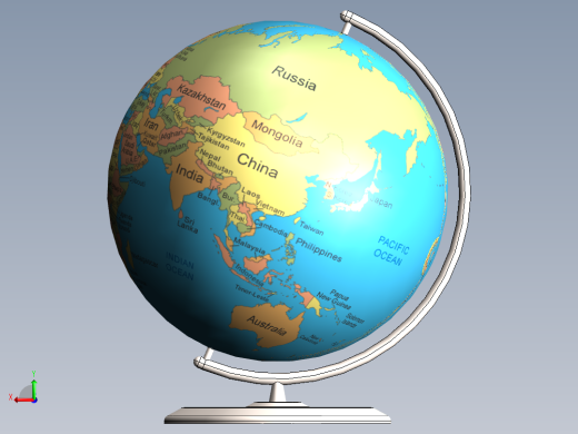 世界地球仪后视缩略图
