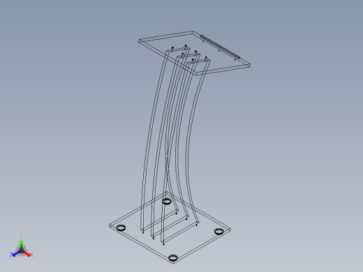 控制台 操作台lectern-vpl001v1-1836-模型格式为 stp igs