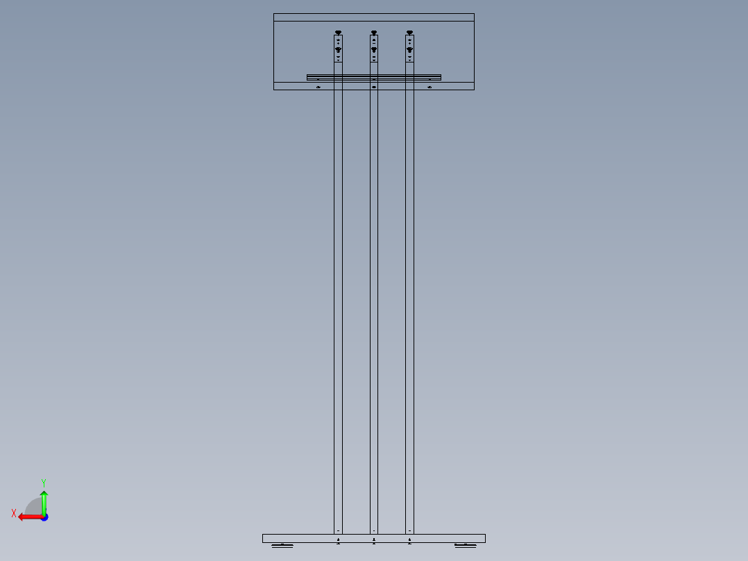 控制台 操作台lectern-vpl001v1-1836-模型格式为 stp igs后视图