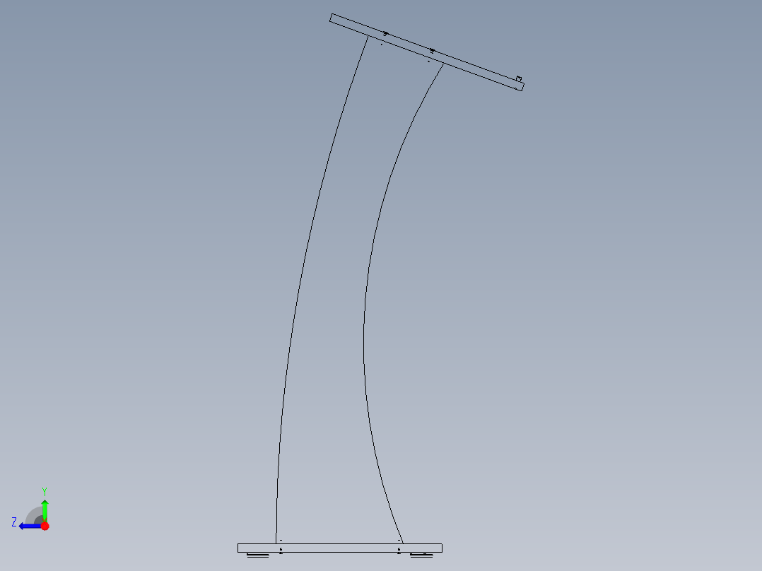 控制台 操作台lectern-vpl001v1-1836-模型格式为 stp igs右视图
