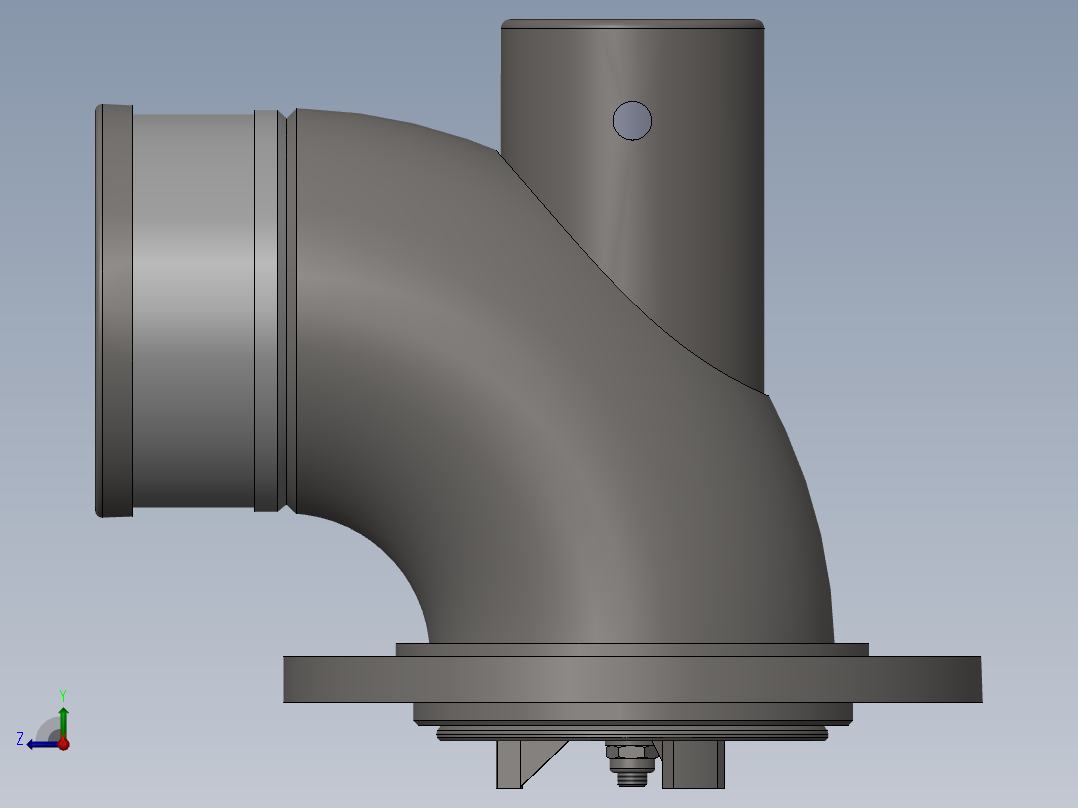 AVV3SST液空化学顺序蒸汽排放阀-右视图