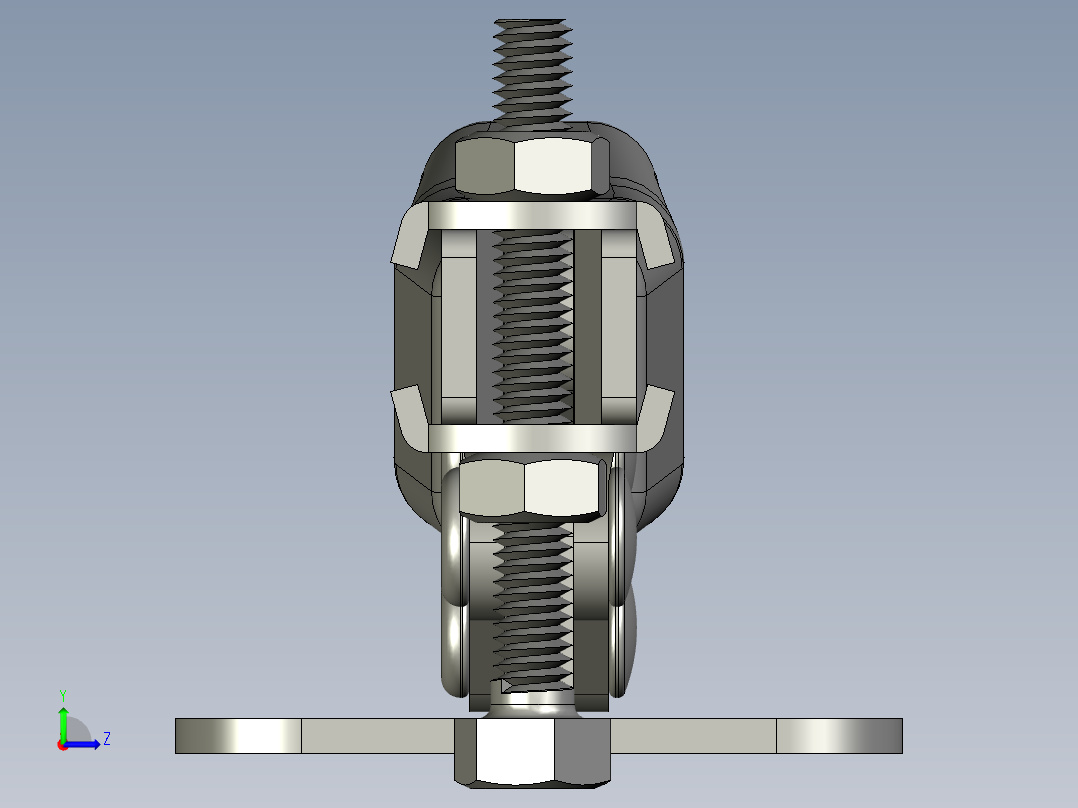 tchf8快速夹钳左视图