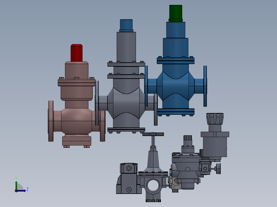 1683867-减压阀左视图