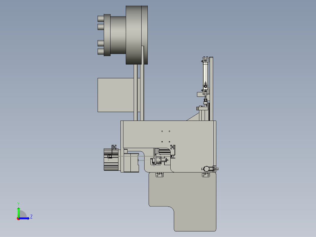 穿钉扣机构-副本左视图