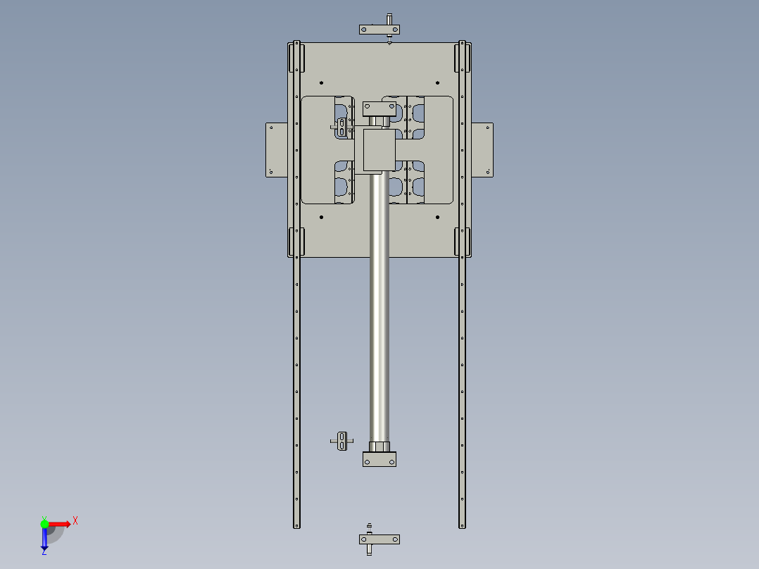 XMGSJSL-A2-001收料组件俯视图