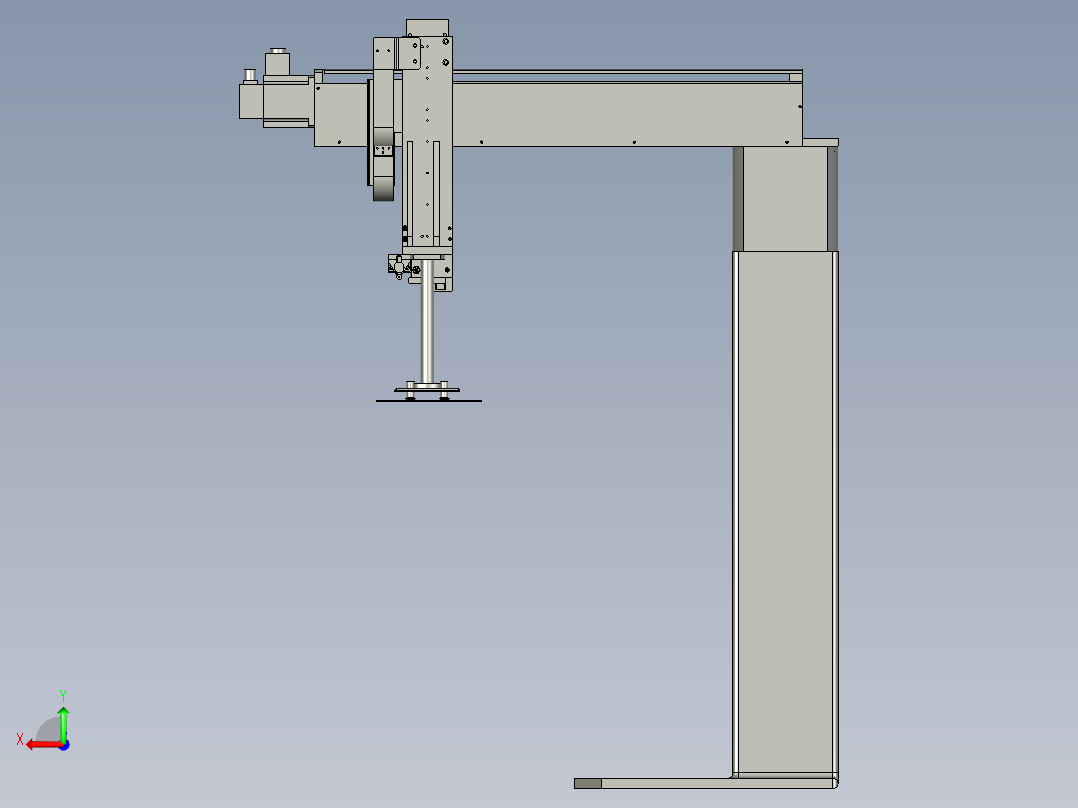 高效高稳定性的紧凑型板材抓手后视图