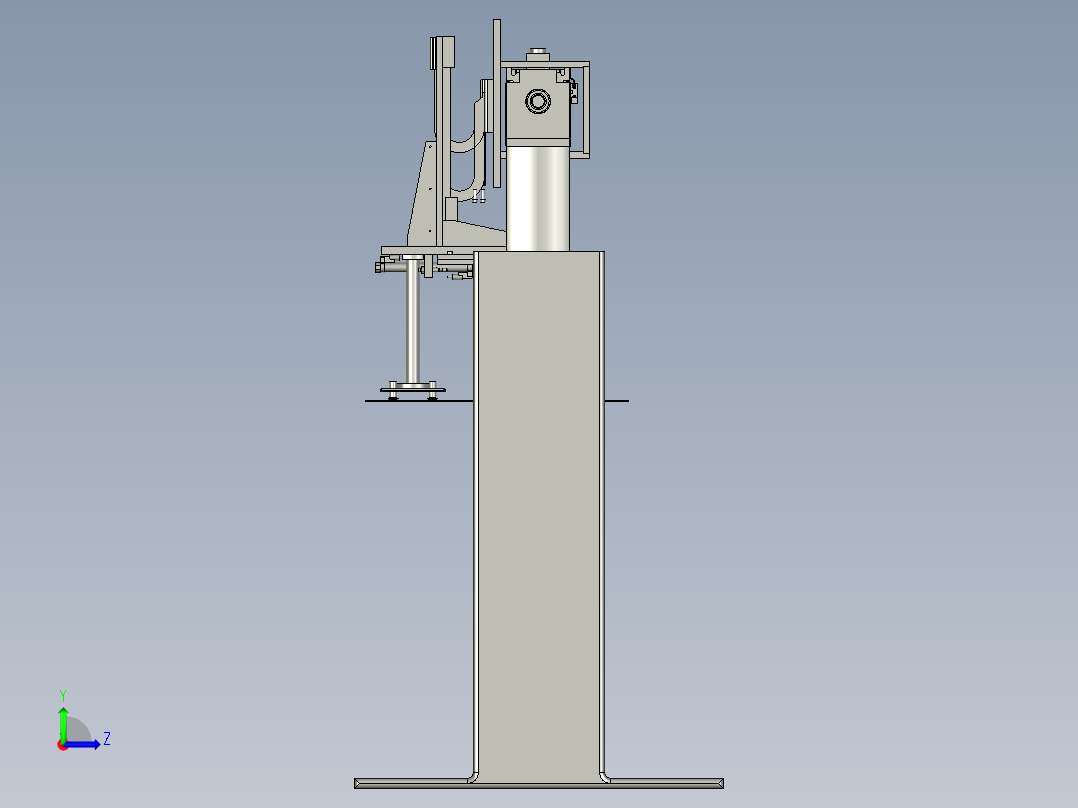 高效高稳定性的紧凑型板材抓手左视图