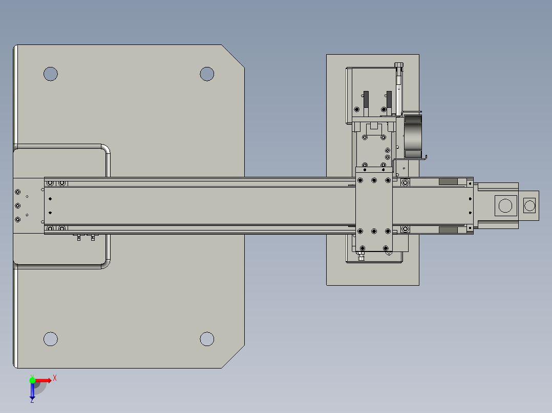 高效高稳定性的紧凑型板材抓手俯视图